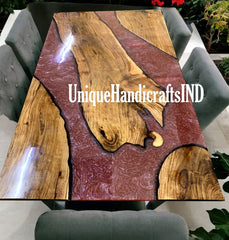 Epoxy Resin Table, Epoxy Resin Dining Table, Epoxy River Table, Epoxy Resin River Table ,Handmade Epoxy Table For Indoor & Outdoor Decor Unique Handicrafts IND