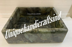 Wash Basin Sink Labradorite Stone Blue Marble Labradorite Sink Unique Handicrafts IND