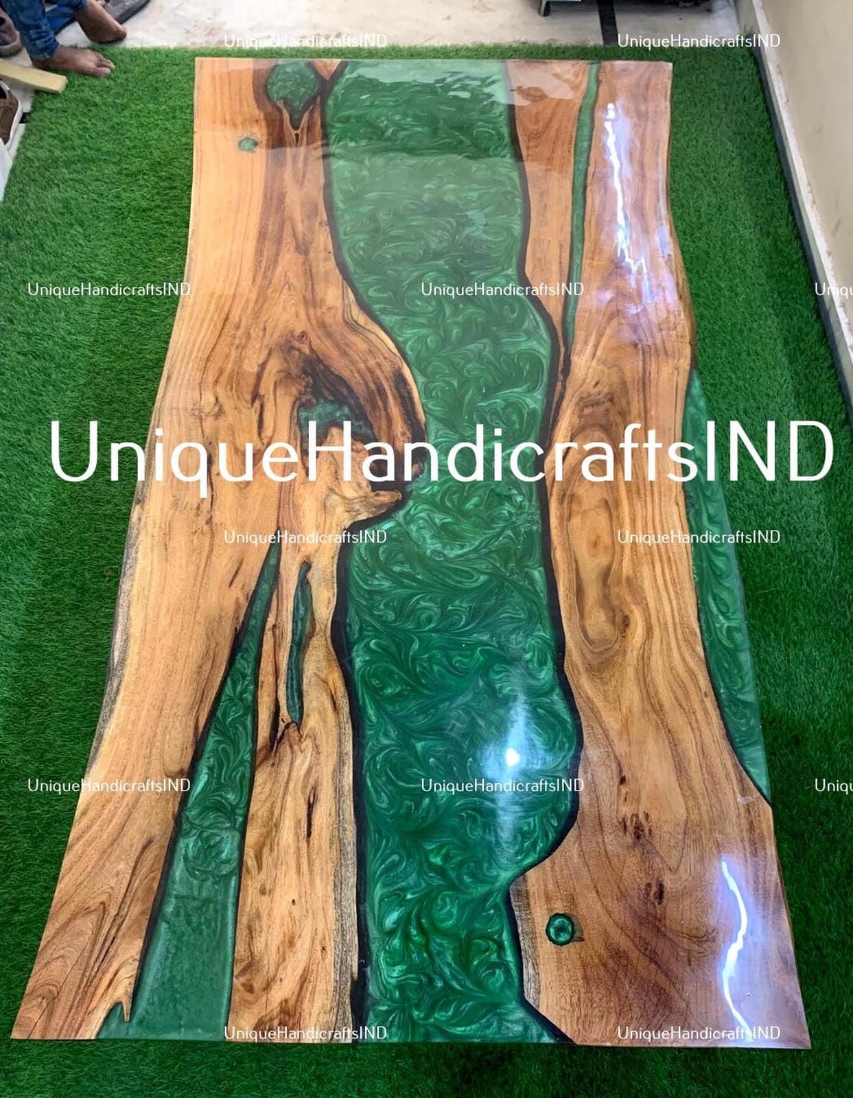 Epoxy Table, dining, sofa, center table top Live Edge Walnut Table ,Custom Order, Epoxy Resin River Table, Natural Wood Epoxy Countertop Unique Handicrafts IND