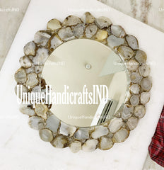 Agate Mirror / handmade natural stone exclusive mirrors for living room decor, bathroom decor,kitchen decor Unique Handicrafts IND