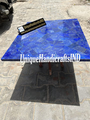 Buy Blue Lapis lazuli Marble Sofa Center Table Top/ Coffee/ Dining/ Dine Table Tops Slab Mid Century Modern Furniture (customizable) Unique Handicrafts IND