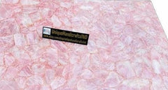Pink Rose Quartz Agate Table Top, Stone Dining Table, Agate Console Table, Pink Agate Dining Table, Agate Dining Table, Quartz Countertops Unique Handicrafts IND
