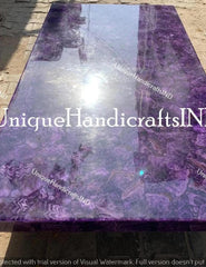 Luxury Amethyst Kitchen & Bathroom Countertop – Handcrafted Semi-Precious Stone Sink Surface Unique Handicrafts IND