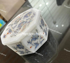 Halloween Sale Mother of Pearl Inlay Coaster set, Wedding Gift, Custom Coasters, Gift for Home, Personalized Marble Coaster, Engagement Gift Unique Handicrafts IND