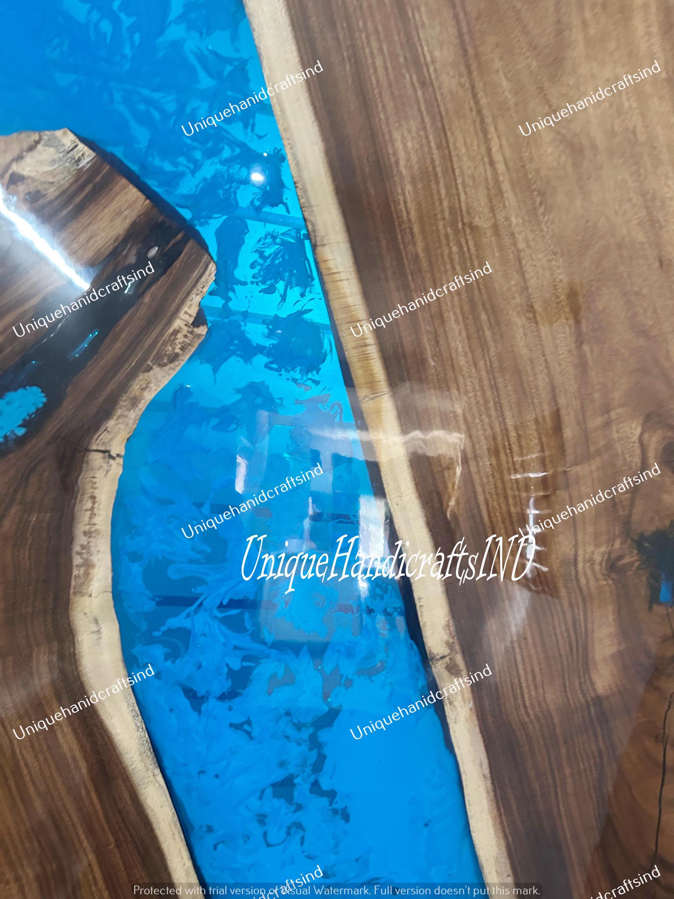 Custom Epoxy Resin river Door, Epoxy Sliding Barn Door With Blue Resin River Arts Modern Custom  Interior door  For Home & Office Decor Unique Handicrafts IND