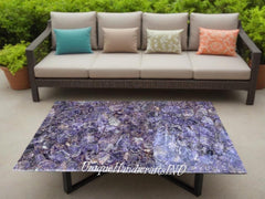 Amethyst Stone Table Top, Purple Stone Table, Amethyst Counter Top, Kitchen Countertops, Decor Mystical Stone Handmade Home Decor Unique Handicrafts IND