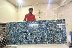 Wall Panel & Coffee Table Slab – Multi-Functional Marble Countertop Island, Unique Home Decor, Luxury Furniture, Modern Slab for Kitchen Unique Handicrafts IND
