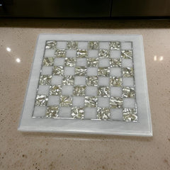 Handmade Stone Chess Board – Marble Chess Table – Inlay Chess Set – MOP Shell Chess Board Housewarming Gifts Unique Handicrafts IND