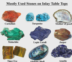 Red Agate Center Dining Table – Handmade Gemstone Stone Art Furniture – Unique Home Decor Unique Handicrafts IND