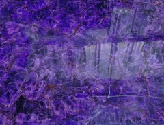 Amethyst Crystal Coffee Table | Purple Gemstone Furniture for Living Room | Handmade Stone Table | Luxury Home Decor Accent Piece Unique Handicrafts IND