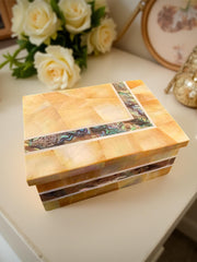 Personalized Mother of Pearl Jewelry Box – Custom Engraved Keepsake Organizer – Wedding Gift for Bride – Mother’s Day Gift for Mom Unique Handicrafts IND