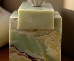 Natural Green Onyx Coffee Table & End Table, Bedside Table, Corner Table, Onyx Plinth, Onyx Cube, Handmade Custom Size Table Unique Handicrafts IND