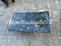 Buy Labradorite Table Top Handmade Coffee Table, Side Table, Sofa Table, Dining Table Living Room, Office, or Dining Area Countertop Slab Unique Handicrafts IND